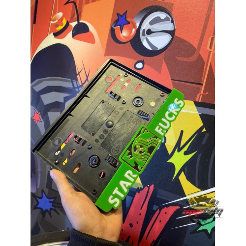 STAR FUCKS Özel Tasarım Pleksi Motosiklet Plakalık STAR FUCKS Özel Tasarım Pleksi Motosiklet Plakalık